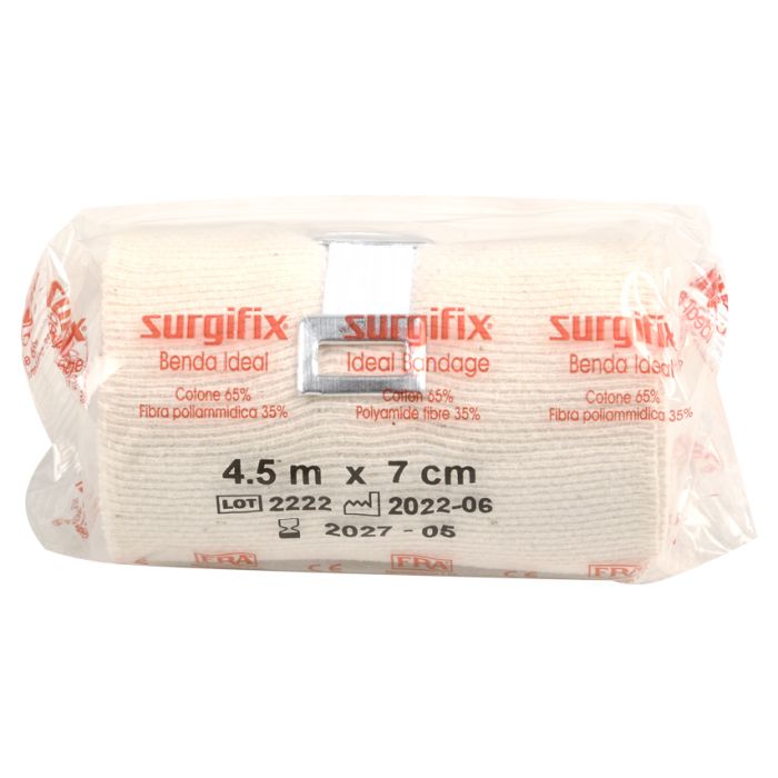 Benda Tipo Ideal 7x450 cm Elastica Non Adesiva con Fibbia conf. 20 pz Gima