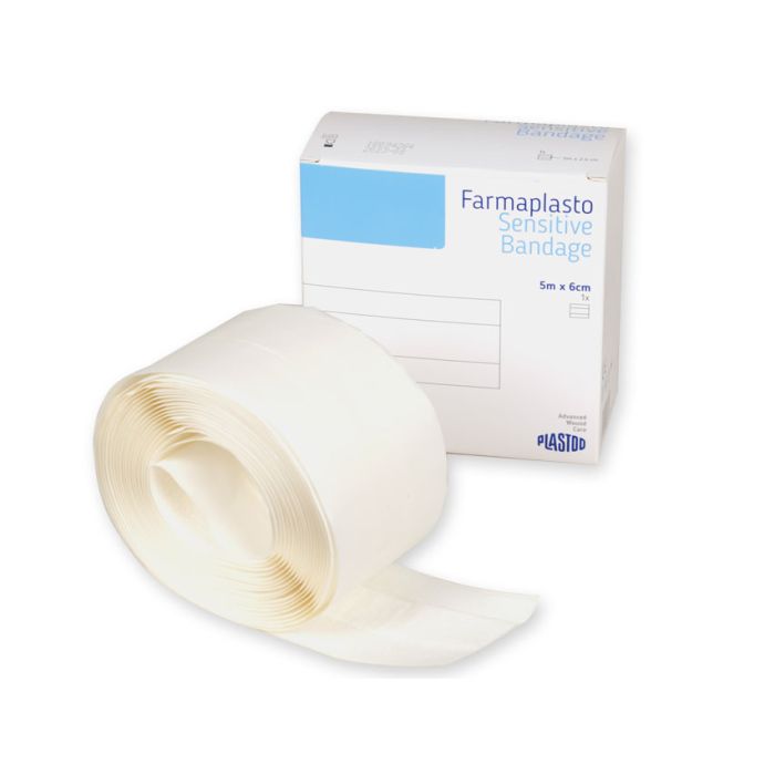 Medicazione Adesiva TNT a rotolo 5m x 6cm pelli Sensibili 