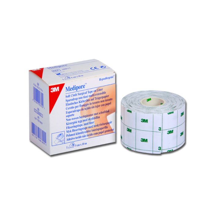 3M Medipore Cerotto a rotolo in tnt estensibile ipoallergenico 5 cm x 10 metri