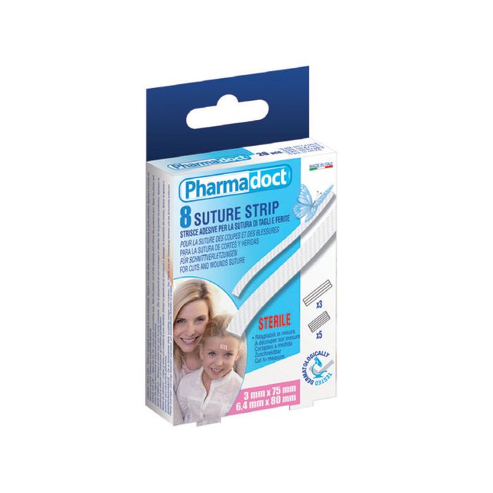 Strip sutura adesive sterili 12 conf. da 8 pz Gima