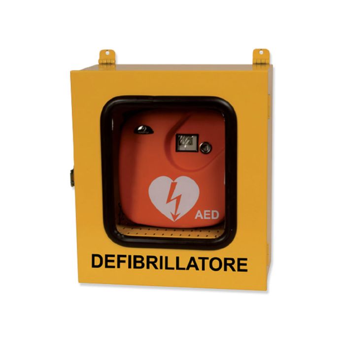 ARMADIETTO PER DEFIBRILLATORI CON ALLARME - uso esterno 