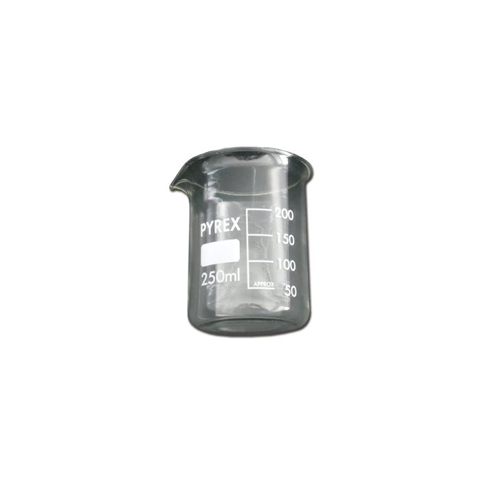 Bicchiere in vetro per pulitrici ad ultrasuoni 250 cc BRANSON 2800/3800 