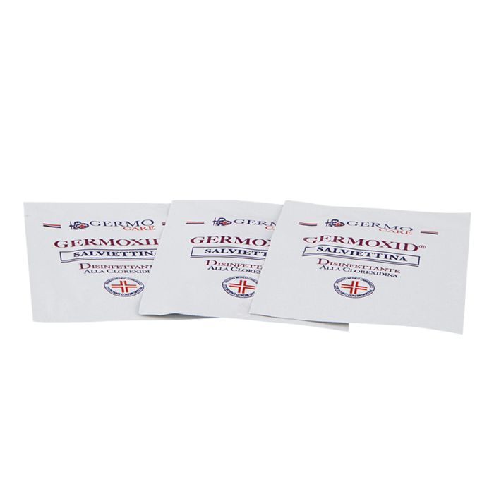 Fazzoletti disinfettanti clorexidina GERMOXID-conf. 400 pz-Gima