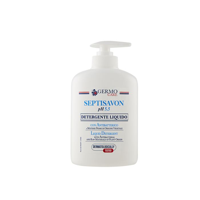 GERMO SEPTI SAVON pH 5,5 sapone mani con antibatterico 250 ml conf. 12 pezzi