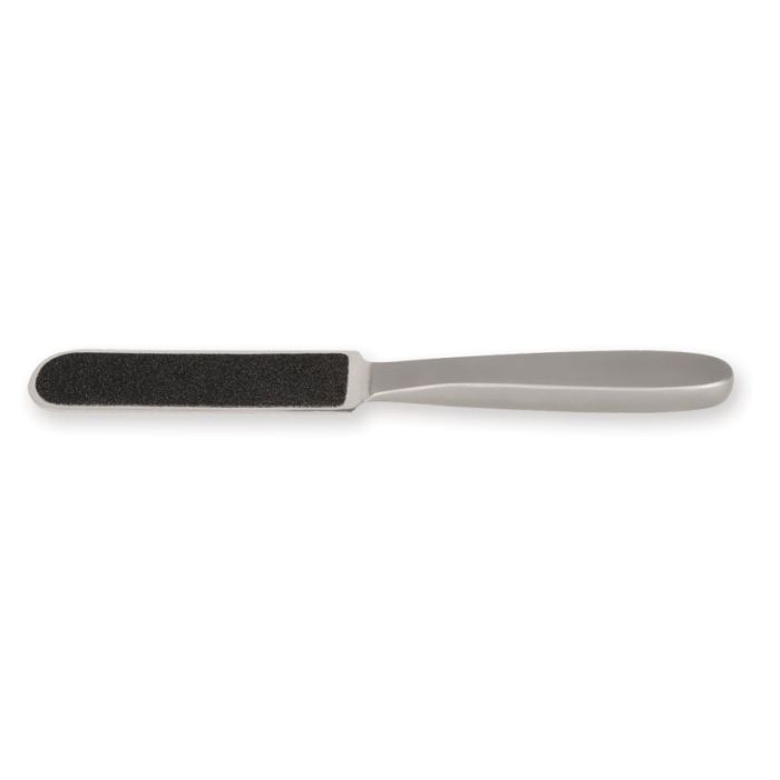 RASPA PER PIEDI DOPPIA misura 21,5 cm con manico metallo 