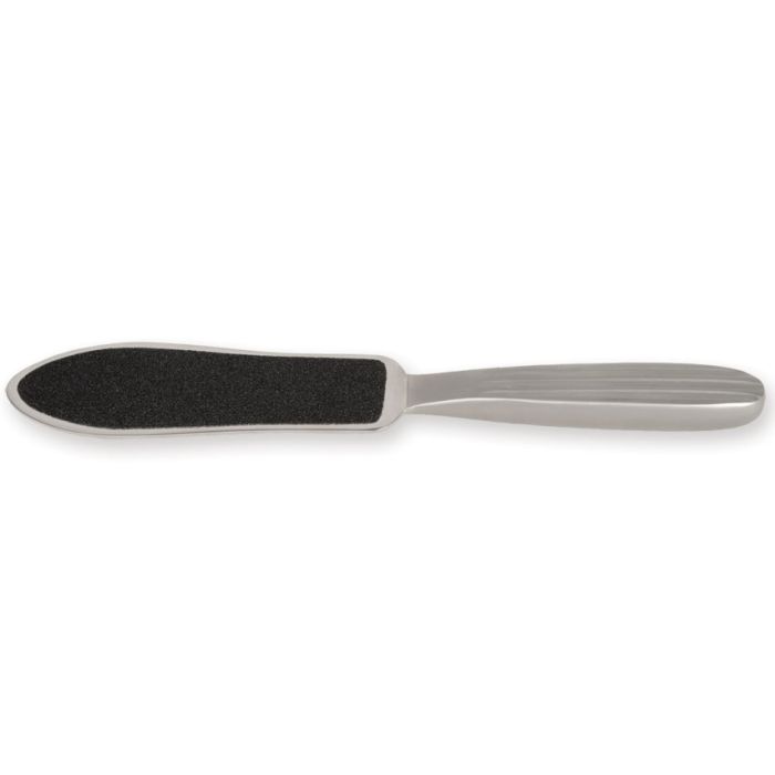 RASPA PER PIEDI DOPPIA misura 24 cm con manico in metallo 