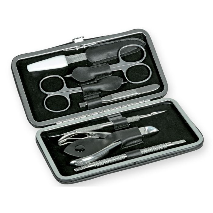 KIT PER PODOLOGIA CON ASTUCCIO RIGIDO composto da 7 strumenti 