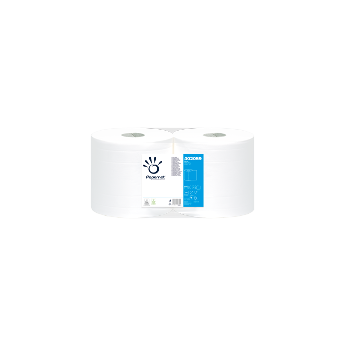 Papernet Bobina Insutriale 402059 bobina di carta 760 strappi conf. 2 rotoli 2 veli 