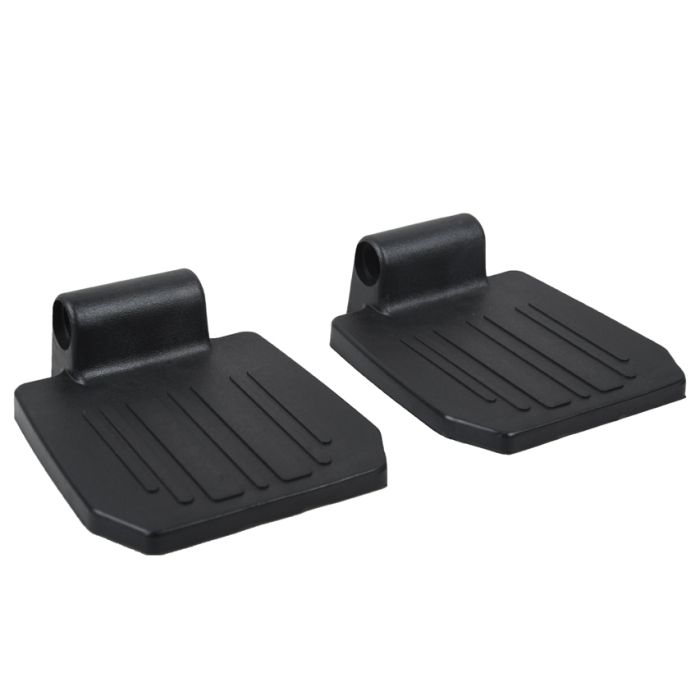 POGGIAPIEDI IN PLASTICA PER CARROZINA - coppia ricambio per codice 43270-5 