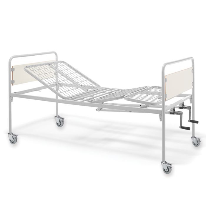 LETTO A TRE SEZIONI 2 manovelle con ruote 