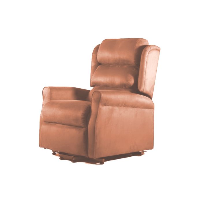 POLTRONA RELAX ELEVABILE GINEVRA 2 motori ignifuga - marrone 