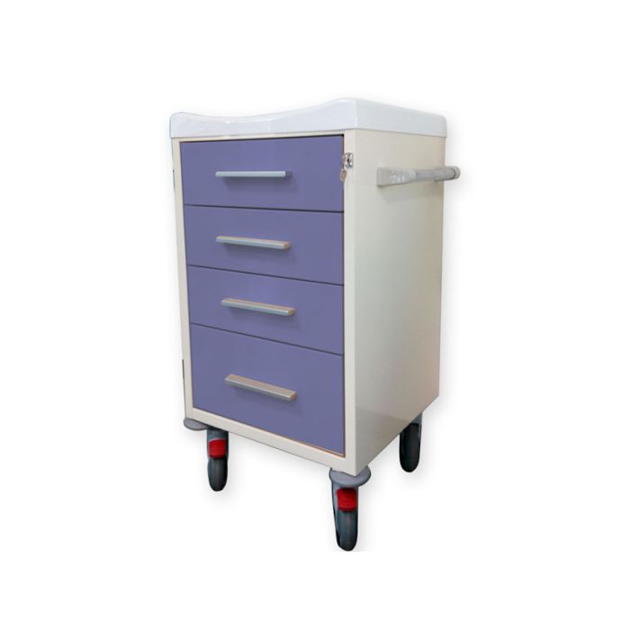 CARRELLO UTILITY blu 4 cassetti 