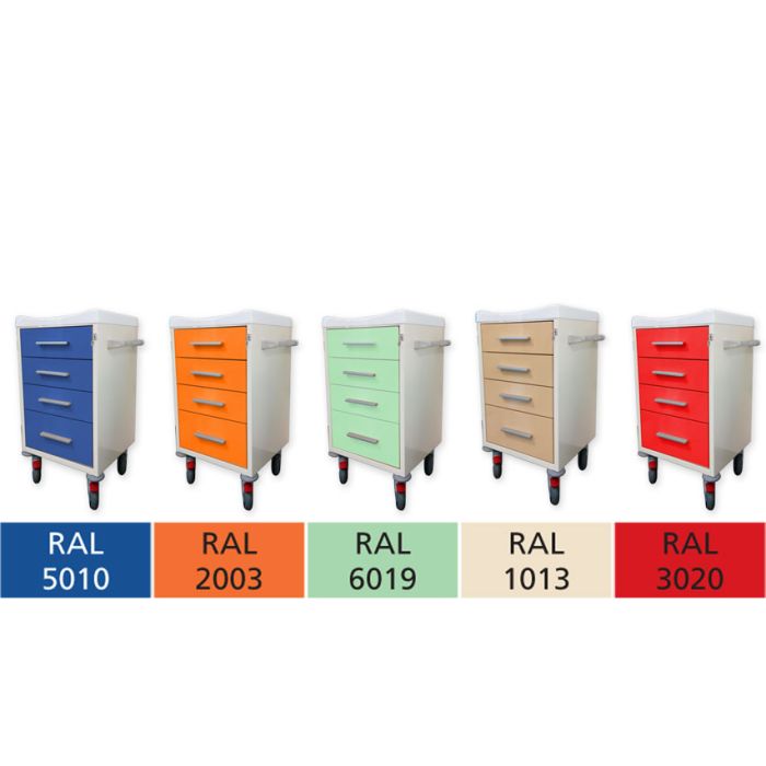 CARRELLO UTILITY colore a scelta 4 cassetti 