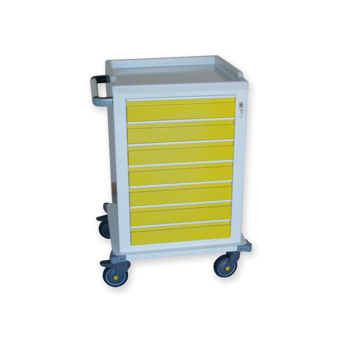 CARRELLO MODULARE verniciato con 7 cassetti