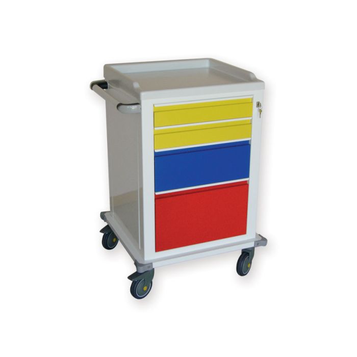 CARRELLO MODULARE verniciato 2+1+1 cassetti 