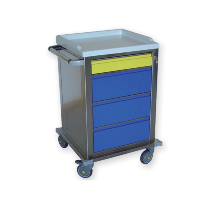 CARRELLO MODULARE INOX 1+3 cassetti