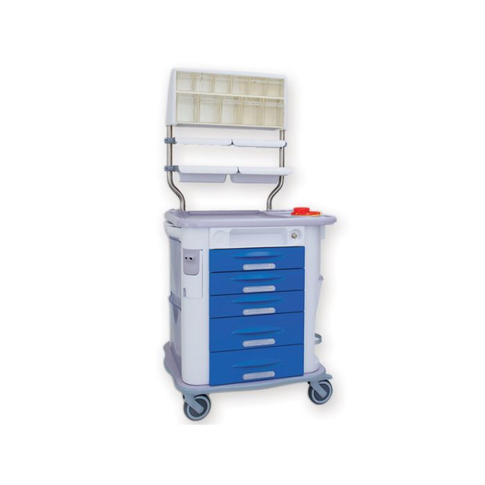 CARRELLO AURION MEDICAZIONE colore blu 