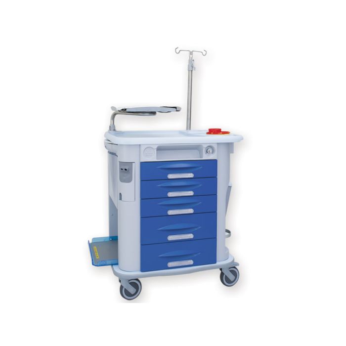 CARRELLO AURION EMERGENZA colore blu 