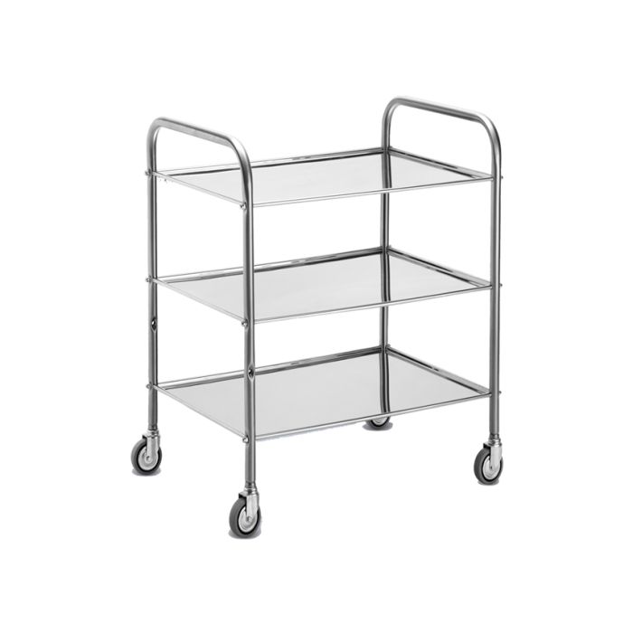 CARRELLO LANCART 60x40xh80 cm con 3 ripiani 