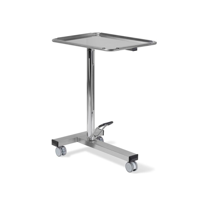 TAVOLO DI MAYO IDRAULICO FORMA A T con vassoio girevole