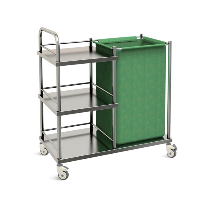 CARRELLO LAVANDERIA con 3 ripiani