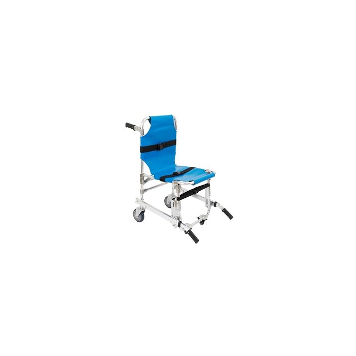 Sedia pieghevole portantina blu per scale 84x52x91 cm Gima