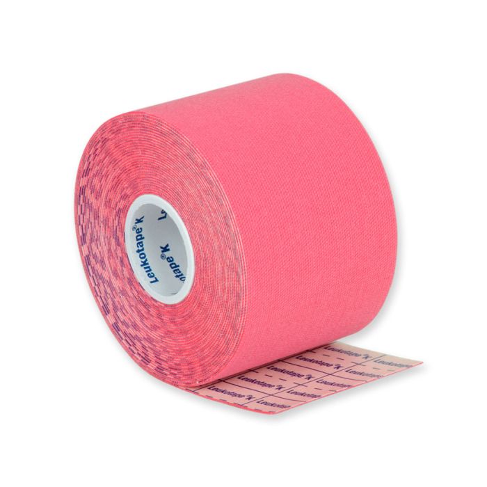Leukotape K, tape per taping neuromuscolare bsn, 5x5 cm, colore rosa, conf. 1 pezzo