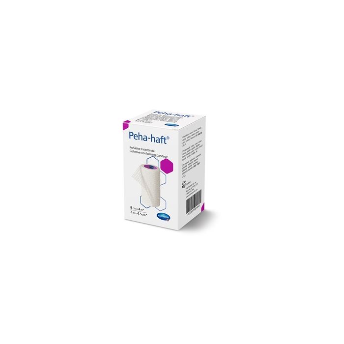 PEHA-HAFT 30040 BENDA ELASTICA COESIVA 4 m x 8 cm latex free Hartmann