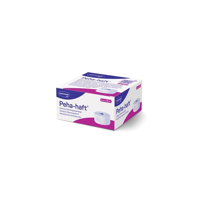 PEHA-HAFT 30043 BENDA ELASTICA COESIVA 20 m x 4 cm latex free Hartmann