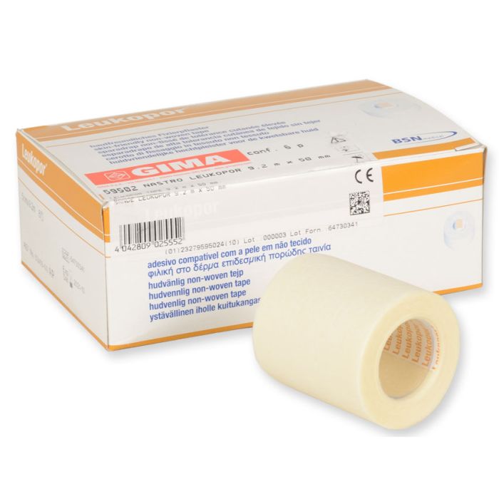 Nastro leukopor TNT 9,2m x 50mm conf.6 pezzi