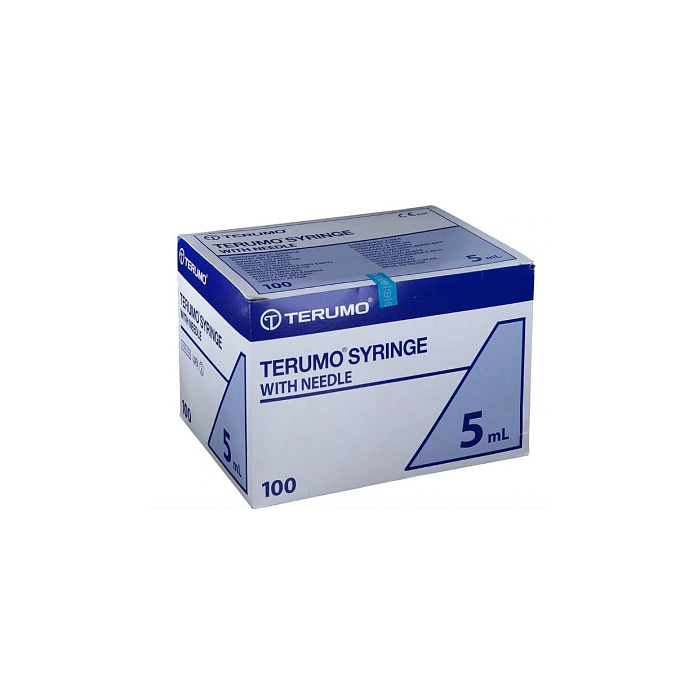 SIRINGHE SENZA AGO TERUMO 5 ml - Luer Lock concentrico  - sterili conf. 100 pezzi