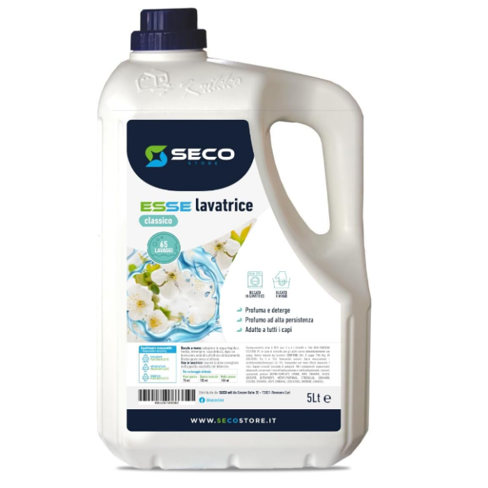 SECOSTORE ESSE LAVATRICE CLASSICO detersivo liquido per lavatrice 5 litri