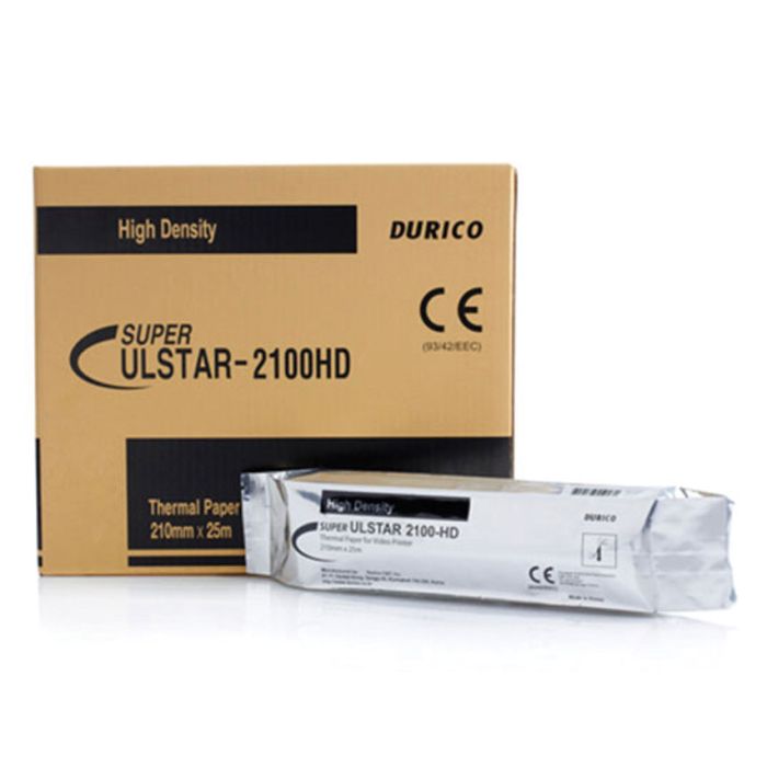 Carta videostampante durico, termica per ecografi, compatibile Sony UPP 210HD, conf. 5 pezzi