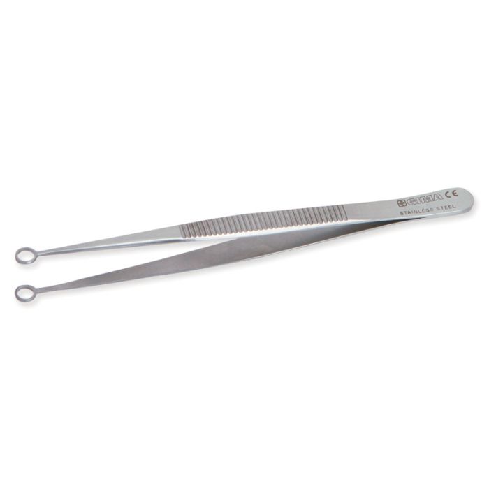 Pinza terza palpebra, acciaio inox per veterinaria 11 cm, conf. 1 pezzo