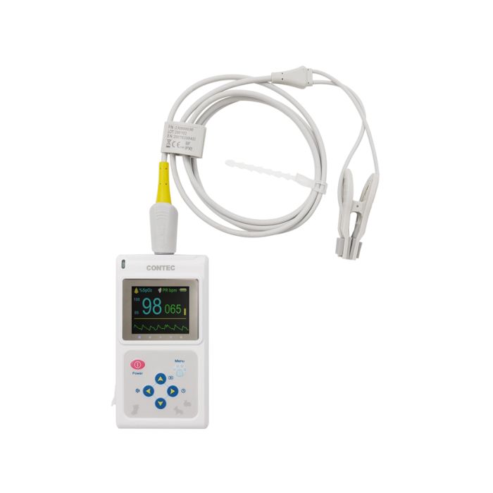 Pulsoximetro Veterinario Portatile OXY-50 Display a Colori e Software Gima