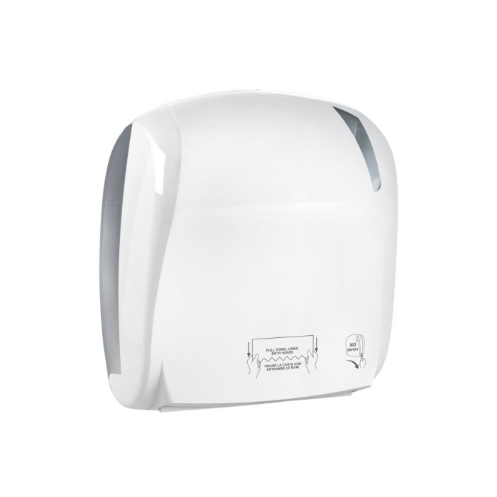 Dispenser carta asciugamani autocut bianco-37x22x33 cm-Mar Plast