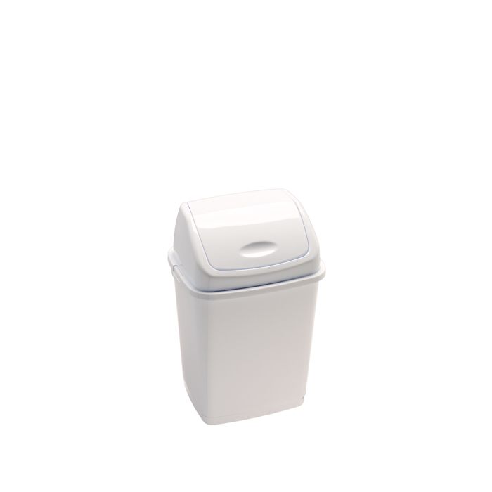 Pattumiera con coperchio basculante Rif Basic-18 e 50 lt-Medial