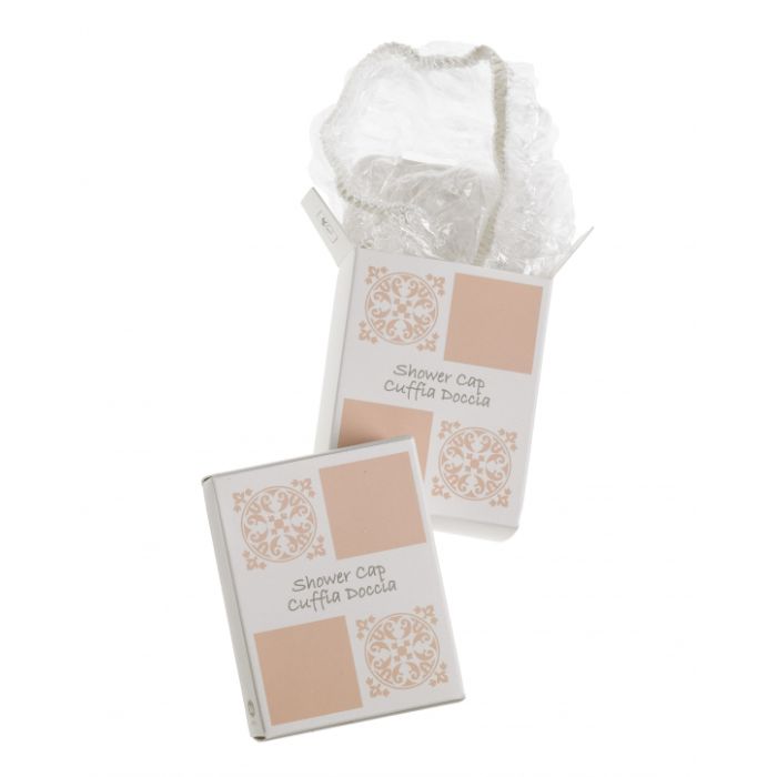 Cuffia doccia astucciata in cartone Acanto Leone Decorazioni 100 pezzi