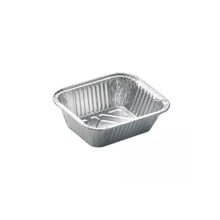 Vaschetta alluminio 1 Porz. senza coperchio 100 pezzi  R1G - Compak
