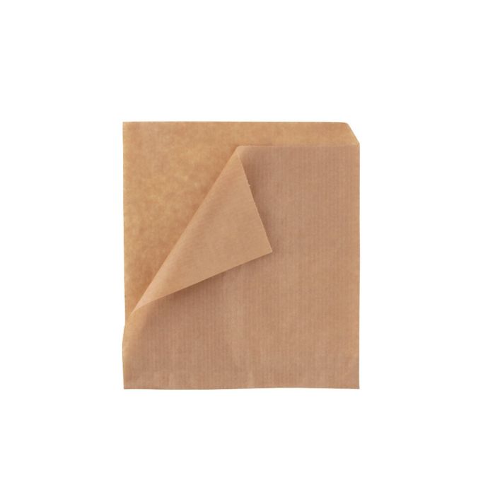 Portapanino - sacchetti aperti in carta antigrasso avana 17 x 18 cm 1000 pezzi