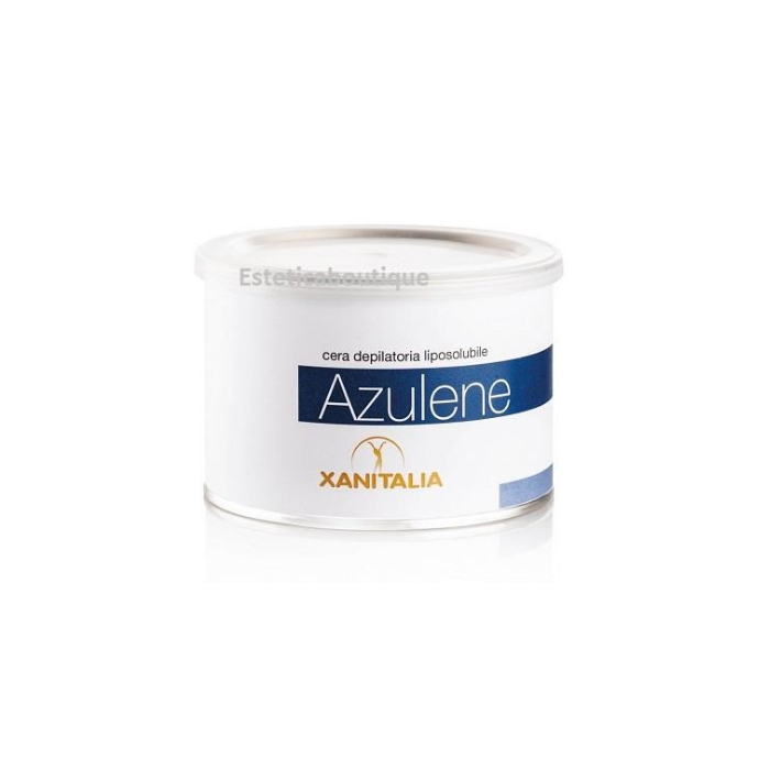 Cera depilatoria azulene in vasetto da 400 ml Xanitalia