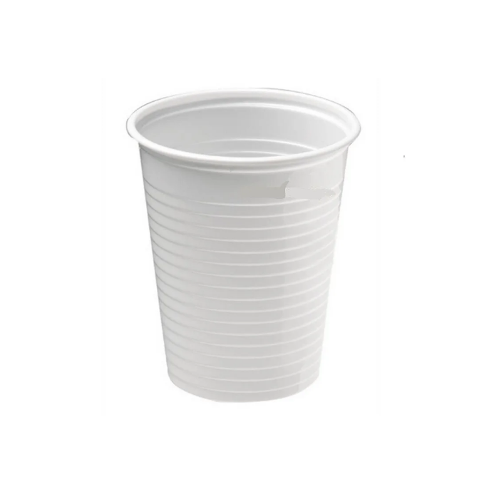 Dopla bicchiere 200 cc in plastica monouso bianco confezione da 100 pezzi