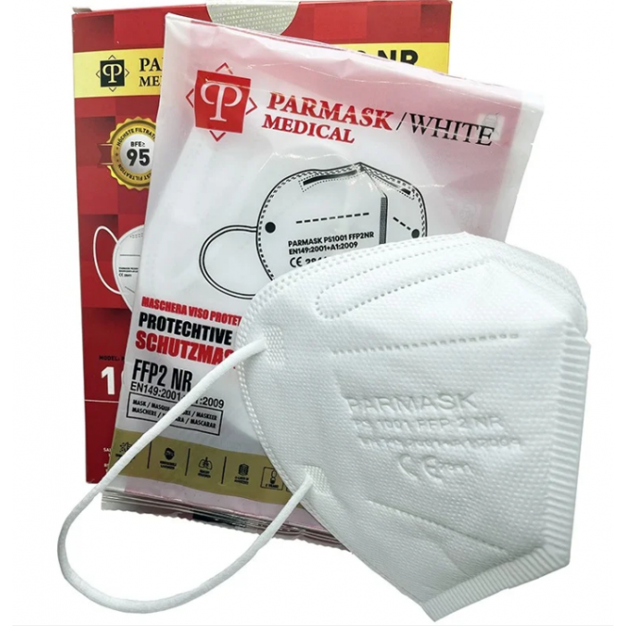 Mascherina filtrante FFP2 bianca-Pharmask medical