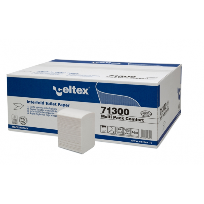Celtex Multi Pack Comfort carta igienica interfogliata cartone da 9000 fogli