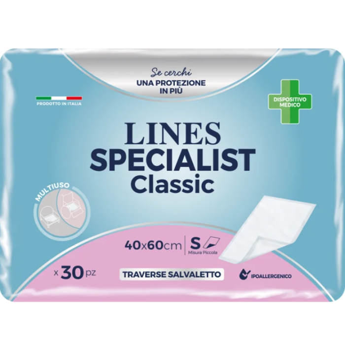 Lines specialist traversa assorbente letto 40 x 60 30 pezzi