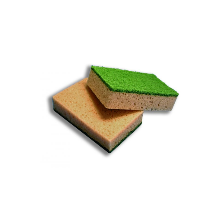 Arix spugna per piatti convert 80 con retina grande 14x9x3,5 cm pz 10