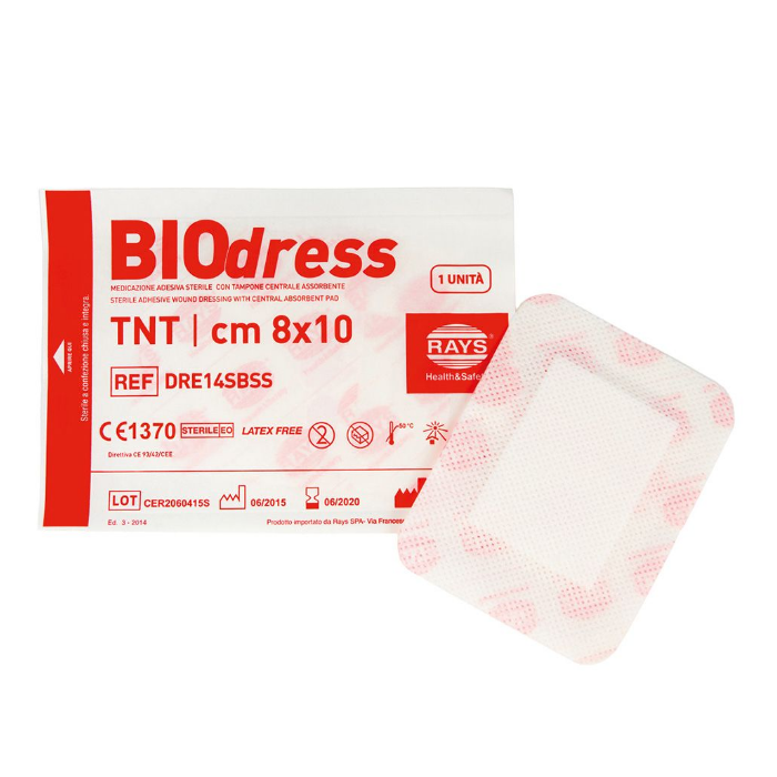 Rays Medicazione adesiva sterile in tnt 6 x 9 cm 50 pezzi