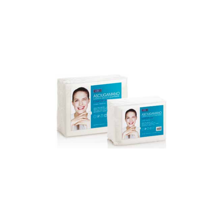 Asciugamano monouso in carta a secco 40 x 70 cm 60 pezzi Xanitalia