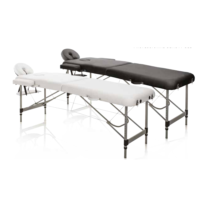 Lettino estetista pieghevole bianco Master Alluminium-186x60x64-85 h cm