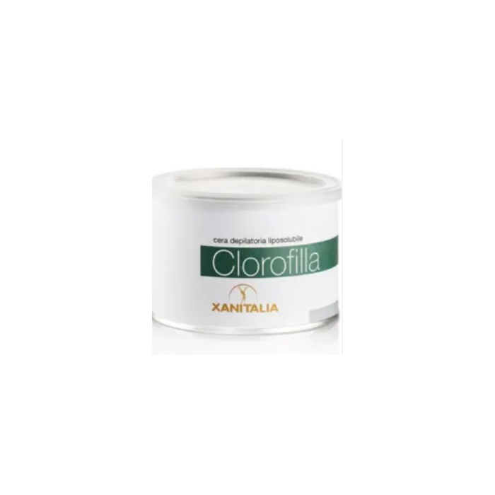 Ceretta depilatoria clorofilla in barattolo da 400 ml Xanitalia
